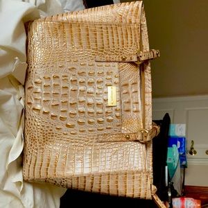 New Brahmin leather purse